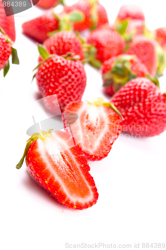 Image of fresh strawberries 