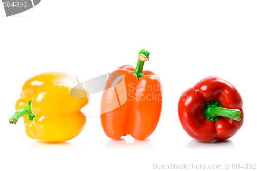 Image of three bell peppers 