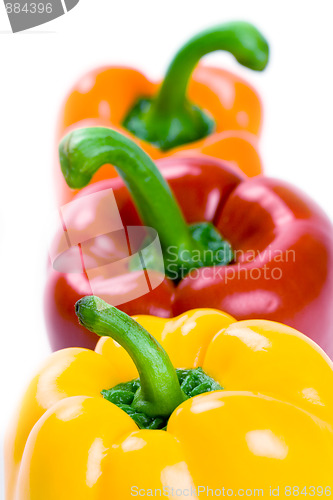 Image of three bell peppers