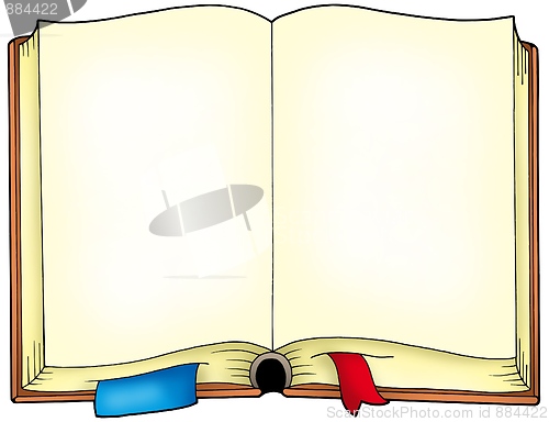 Image of Old opened book