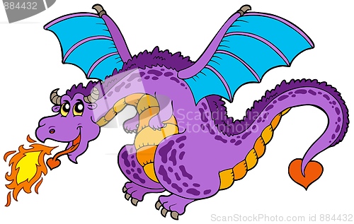 Image of Huge flying dragon