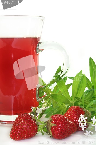 Image of Strawberry woodruff tea 