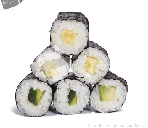 Image of Cucumber maki rolls