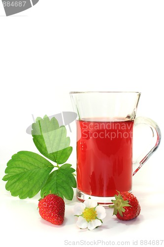 Image of strawberry tea