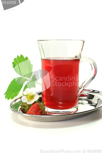 Image of strawberry tea