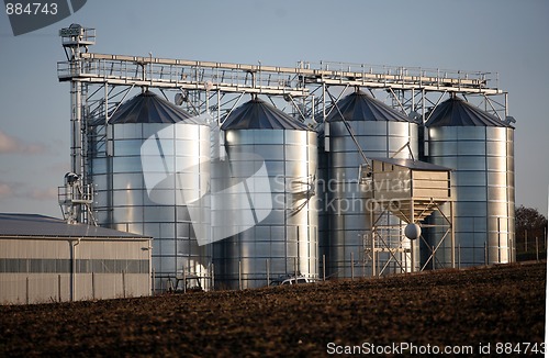 Image of Landscape with silo