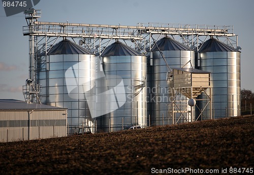 Image of Landscape with silo