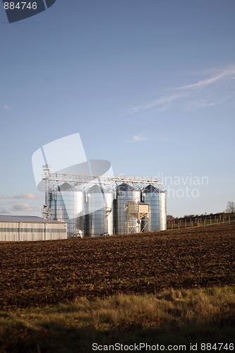 Image of Landscape with silo
