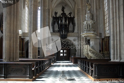 Image of Interior of bohemian katholic church