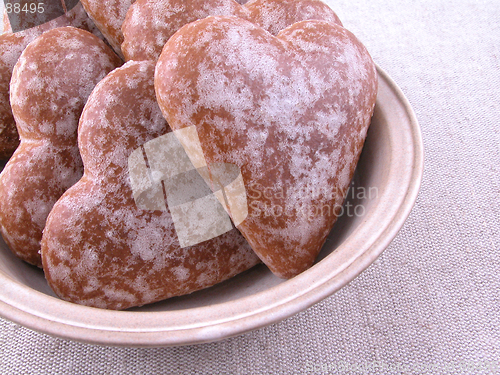 Image of gingerbread hearts