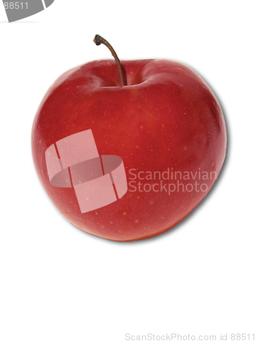 Image of apple on white