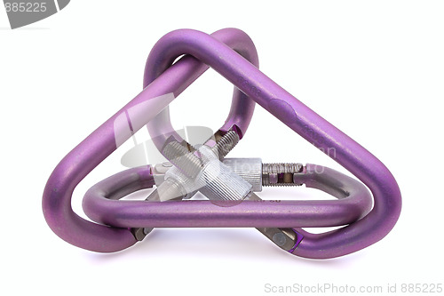 Image of Three Carabiners Figure 1 isolated