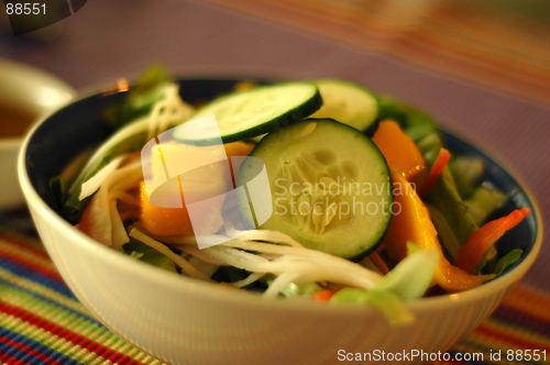 Image of healthy green salad