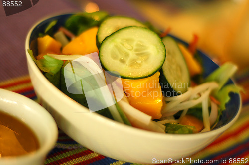 Image of healthy green salad
