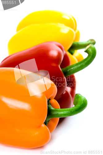 Image of three bell peppers