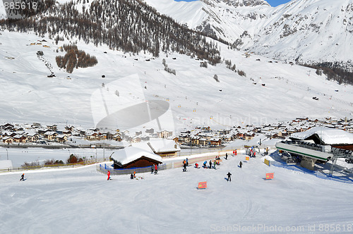 Image of Ski village scenario