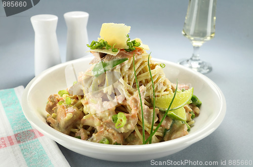 Image of Spaghetti With Salmon