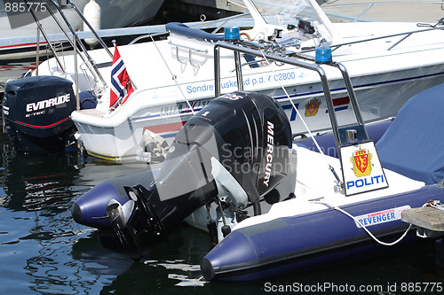 Image of Police boats