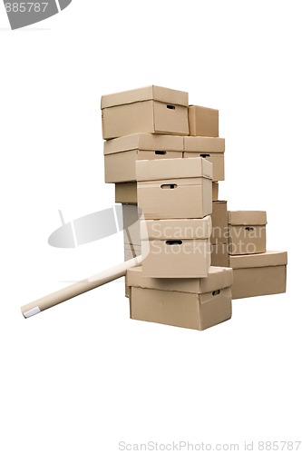 Image of cardboard boxes