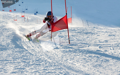 Image of Competitions on mountain ski