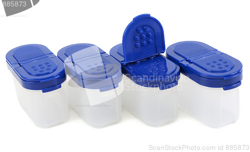 Image of Saltcellars from translucent plastic