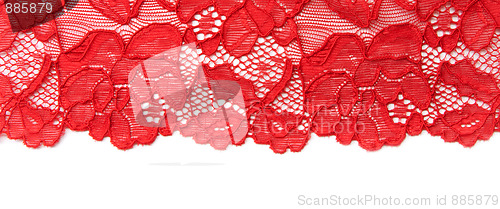 Image of Red lace