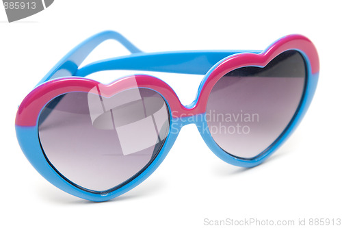 Image of Sunglasses in form heart