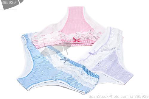 Image of Three feminine panties