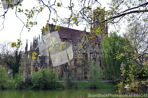 Image of Johanneskirche Stuttgart Feuersee