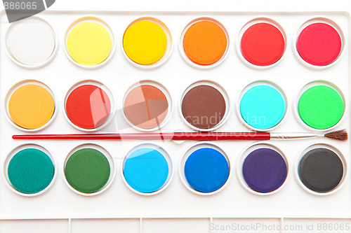Image of Colorful paints
