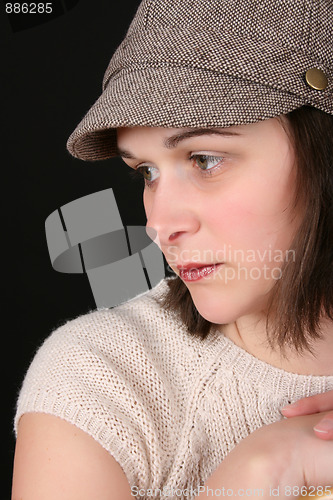 Image of Female with hat