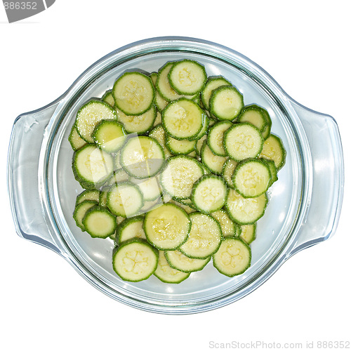 Image of Courgettes zucchini