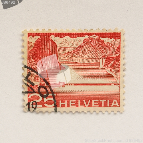 Image of Swiss stamps