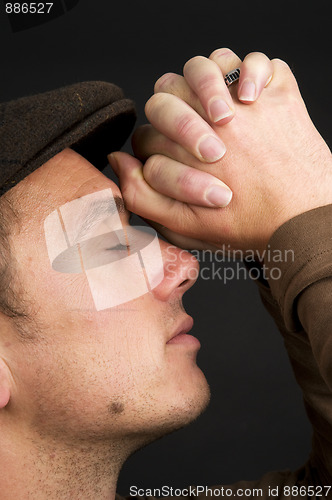 Image of Praying Man