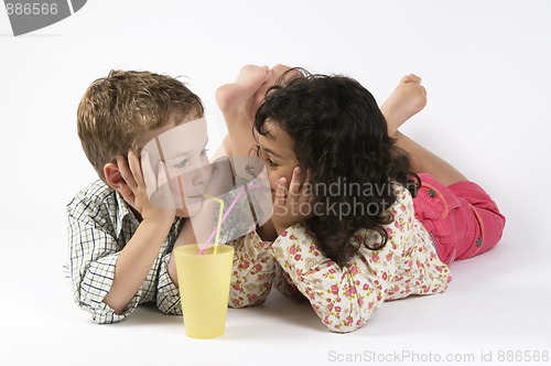 Image of Lovely Drinking Friends
