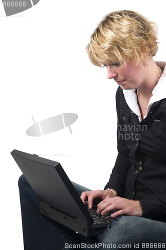 Image of Laptop Girl