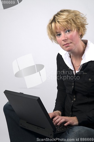 Image of Laptop Girl