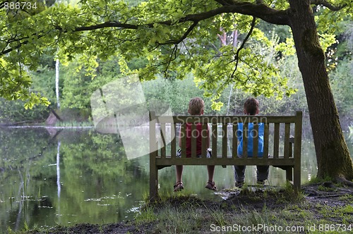 Image of Boys On A Bench