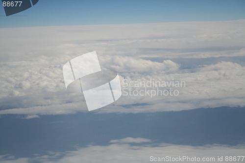 Image of the Mediterranean,clouds and sky