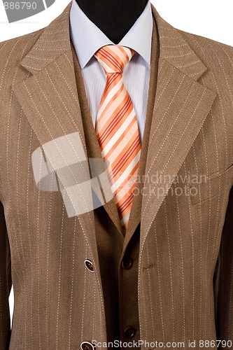 Image of business fashion, elegant suit