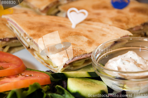 Image of mediterranean sandwich in cyprus