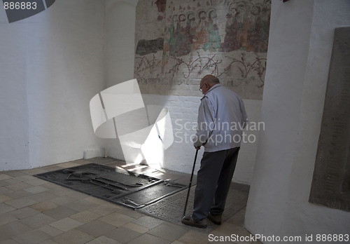 Image of Senior in the cathedral
