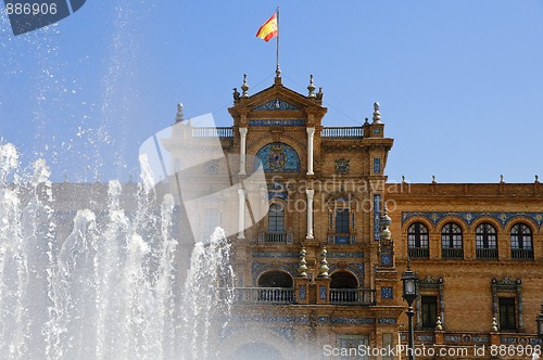 Image of Plaza de Espana in Seville, Spain