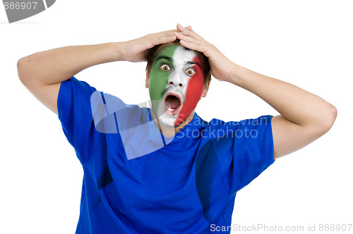 Image of italian football fan