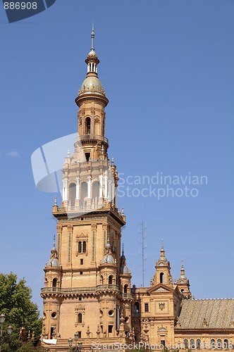 Image of Plaza de Espana in Seville, Spain