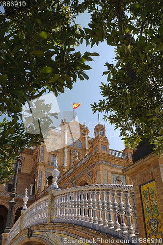 Image of Plaza de Espana in Seville, Spain