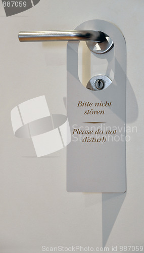 Image of Hotel tag "Please do not disturb" 