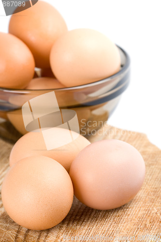 Image of brown eggs