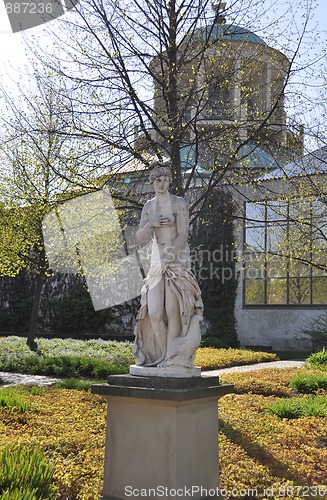 Image of Stone bust in Stuttgart park