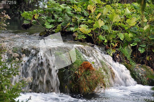 Image of Small river and waterfall